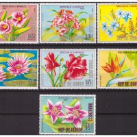 ЕКВАТОРИАЛНА ГВИНЕЯ 1976 Цветя от Африка чиста серия, снимка 1 - Филателия - 44245310