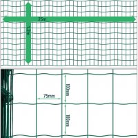 Оградна мрежа / Ограда за животни 1.25 х 25м DA142, снимка 6 - Огради и мрежи - 37208832