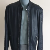 Hugo Boss HUGO Jendricks Leather Jacket Mens Size М ОРИГИНАЛ! Ест. кожа!, снимка 1 - Якета - 42214072