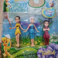 3 бр феи Зън зън камбанките Tinkerbell в кутия фигурки PVC за игра и украса торта топер, снимка 1 - Фигурки - 19439330