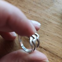 Сребърен пръстен (45), снимка 4 - Пръстени - 38289802