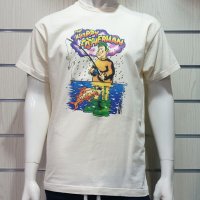 Нова мъжка забавна тениска с трансферен печат HAPPY FISHERMAN (Щастливия Рибар), снимка 1 - Тениски - 28296202