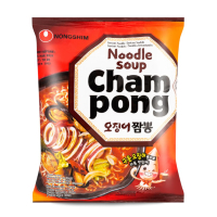 Nongshim Noodle Cham Pong / Нонгшим Полуготови Спагети Чам Понг 124гр; , снимка 1 - Други - 44759942