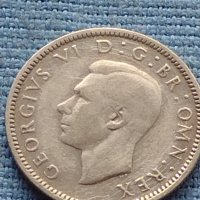 Сребърна монета 0.500 проба 6 пенса 1945г. Великобритания крал Джордж шести 40396, снимка 8 - Нумизматика и бонистика - 42752451
