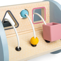 Bigjigs Toys Rolling Sensory Sorter - Дървена образователна играчка за занимания за бебета, снимка 3 - Образователни игри - 44620928