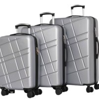 Платмасови куфари ABS в три размера, КОД: 2307, снимка 2 - Куфари - 42519432