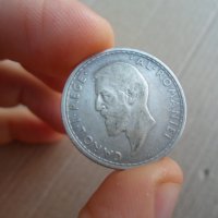 2 сребърни монети,5 РАЙХСМАРКИ/1936,2 ЛЕИ/1910, снимка 5 - Нумизматика и бонистика - 35037140
