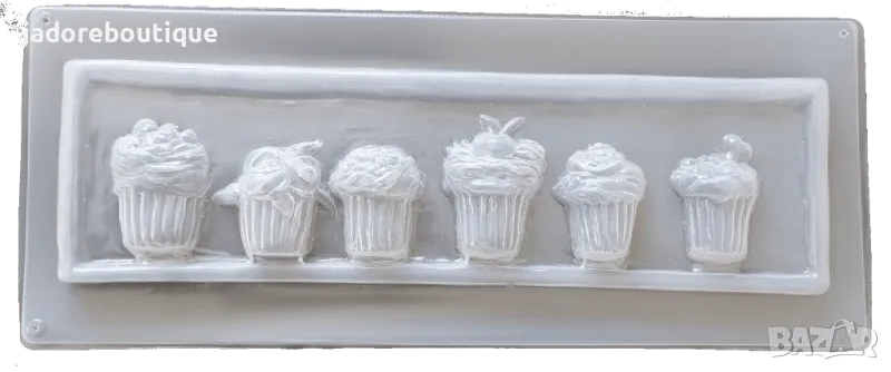 Пластмасов молд Къпкейкове, снимка 1