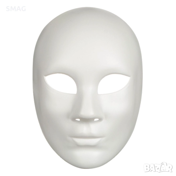Хелоуин / Halloween карнавална маска Full Face бяла_1113869, снимка 1