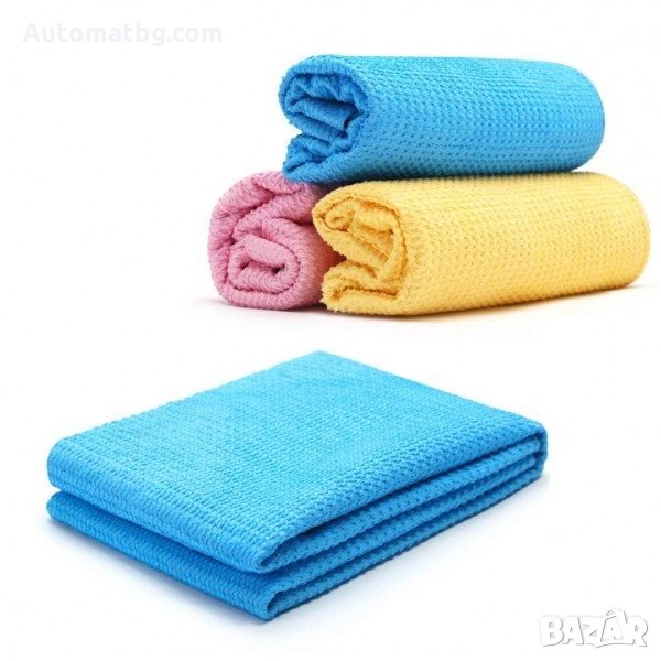 Комплект микрофибърни кърпи Automat, За подсушаване, 3 броя, снимка 1