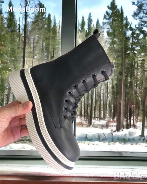 Равни кожени боти , снимка 1