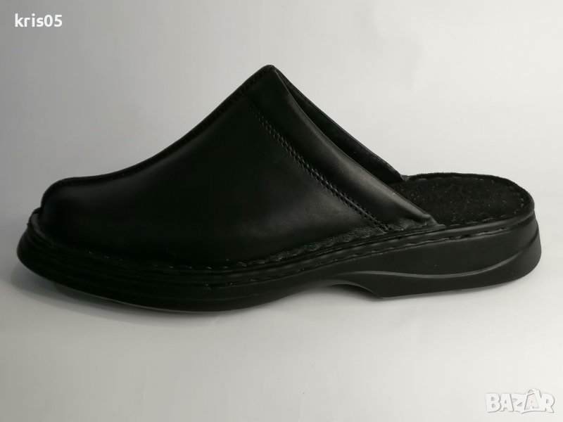 Мъжко сабо, естествена кожа, снимка 1