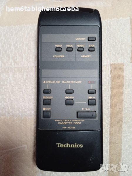 Technics RAK RS 305 W -дистанционно управление за касетни декове Technics с много функции, снимка 1
