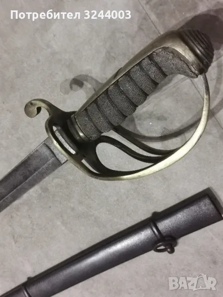 Стара Английска офицерска пехотна сабя , снимка 1