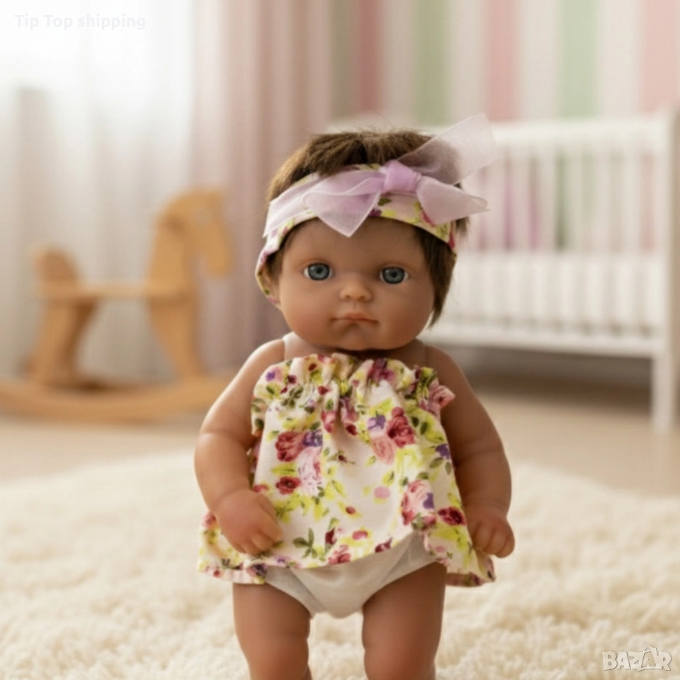 Бебе кукла 25 см с подвижни ръце и крака – идеален подарък за малките грижещи се сърца, снимка 1