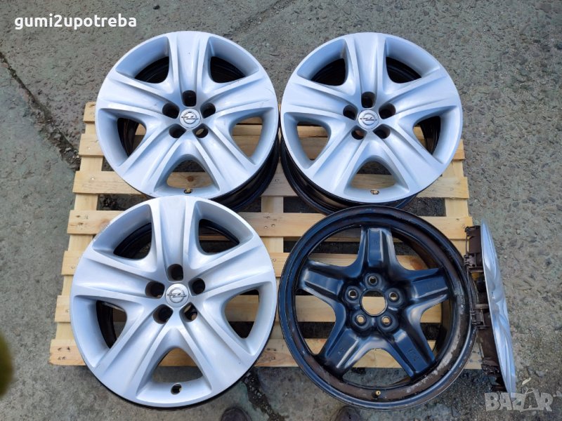 17 джанти 5х105 Опел Астра К Opel Astra K et42 Оригинал+тасове, снимка 1