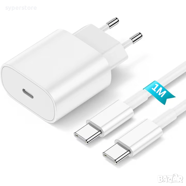 Зарядно за телефон 220v Digital One SP01138, 35W за iPhone 17, iPhone 17 Pro, iPhone 17 Pro Max, Typ, снимка 1