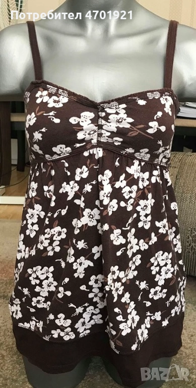 Кафяв потник на цветя, снимка 1