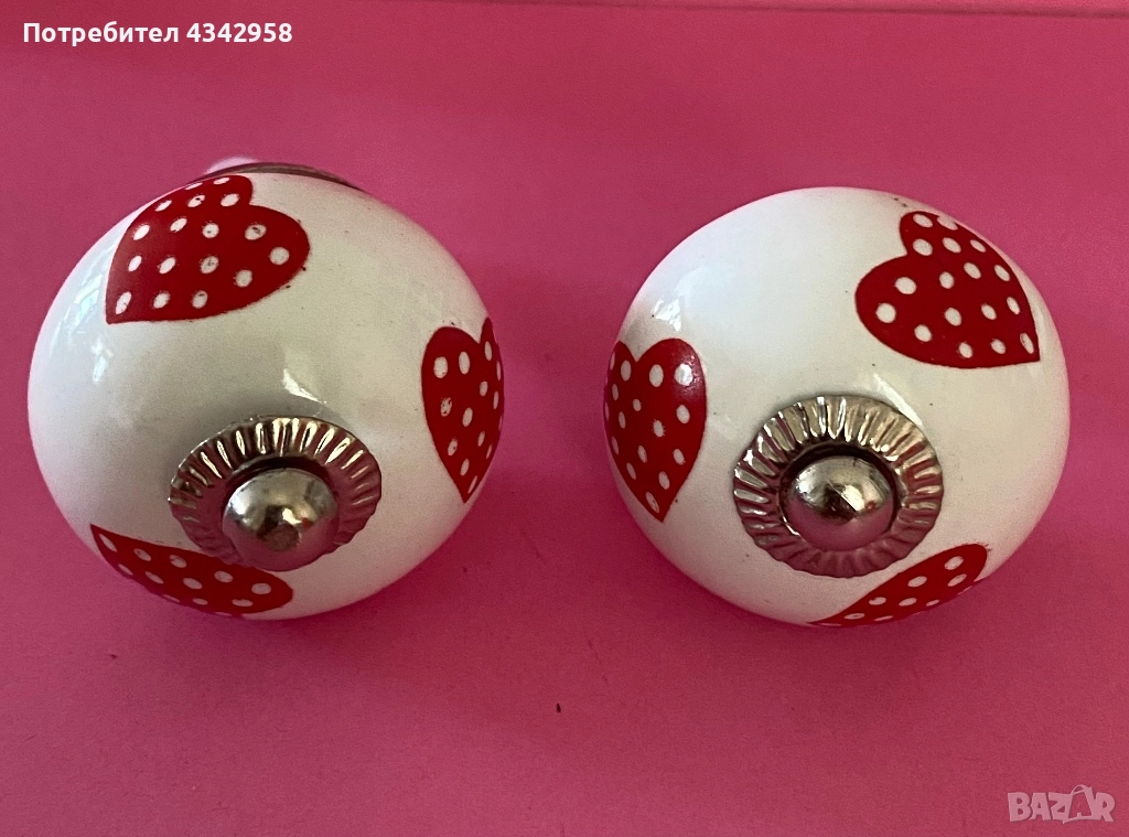  Керамични дръжки за мебели. Различни видове., снимка 1