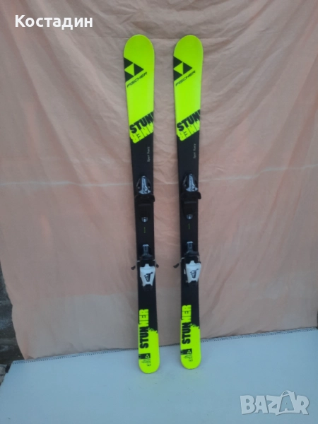 Карвинг ски  Fischer STUNNER blackyellow  141см, снимка 1
