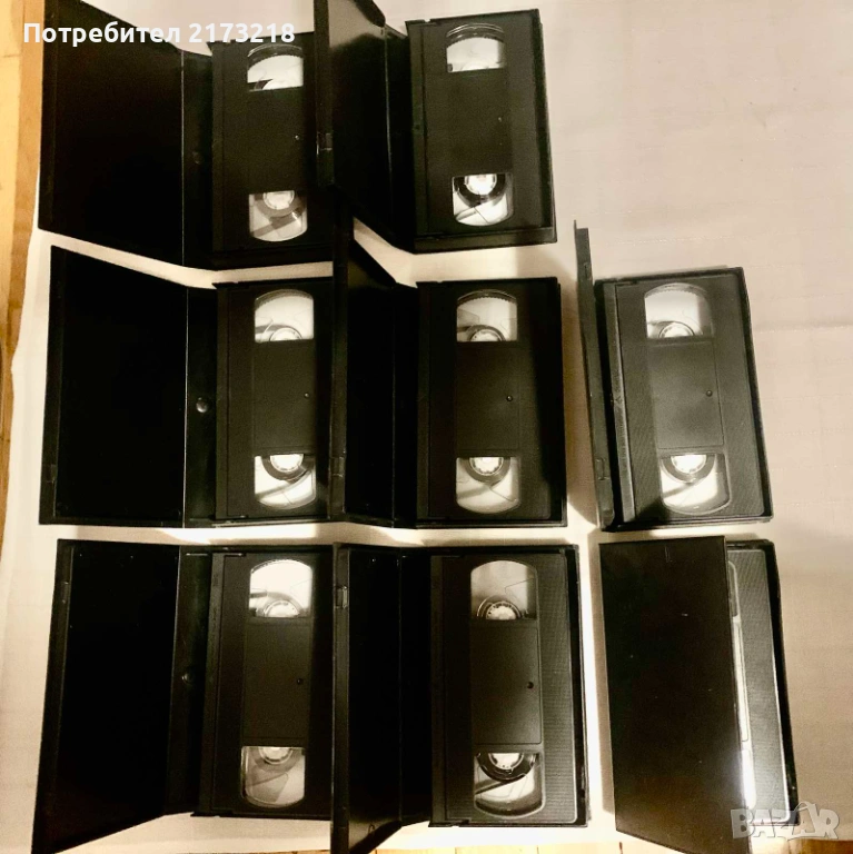 видео касети - VHS - 1/2 час  - 8 бр., снимка 1