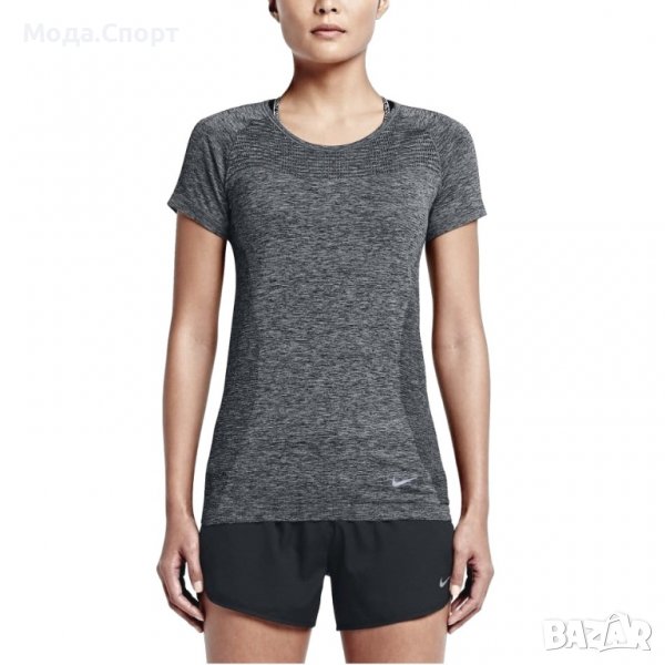 Nike 718569 Dri-Fit Knit Running Top Оригинална Тениска (М), снимка 1