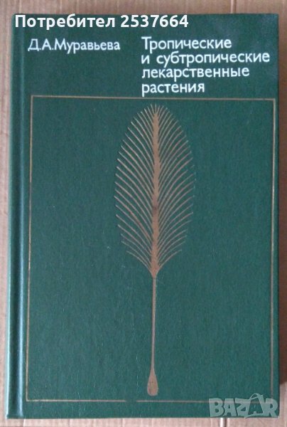 Тропические и субтропические лекарственнъие растения  Д.А.Муравьева, снимка 1