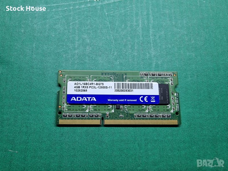 4GB A-Data Ram 1600 MHZ DDR3L PC3L-12800S за лаптоп, снимка 1