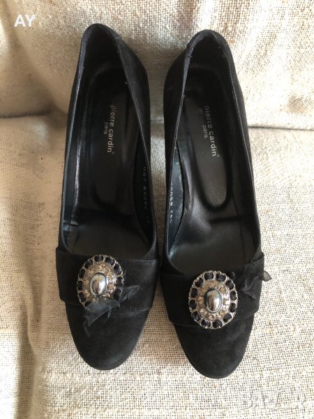 Дамски обувки естествен велур Pierre Cardin, снимка 1