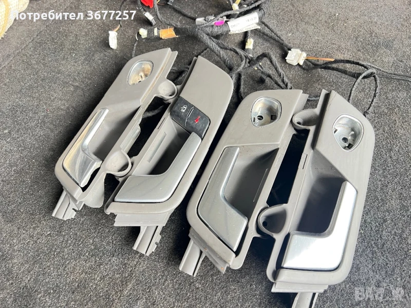 Дръжки с подсветка ауди а4,б6- б7 - audi a4, снимка 1