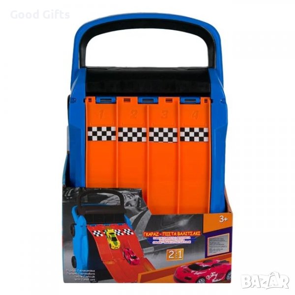 Детски куфар - Писта Гараж с 2 коли, снимка 1