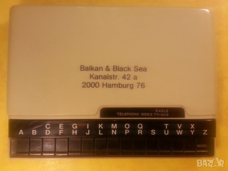 Механичен телефонен указател/органайзер ( също и като адресник), полезен и при аварии, снимка 1
