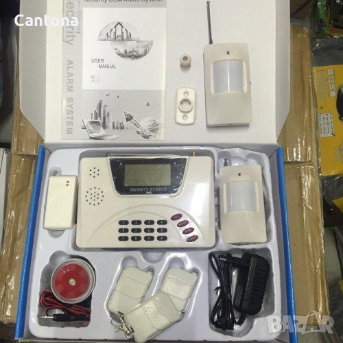 IP-AP022 - GSM аларма с 2.6" LCD дисплей, клавиатура, 2 обемни датчика, 1 МУК и 3 дистанционни, снимка 1