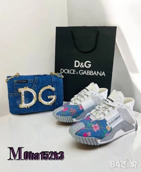дамски маратонки от естествена кожа Dolce&Gabbana , снимка 1