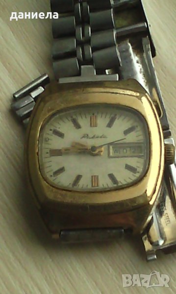Златен часовник Ракета, СССР, работещ, противоударен, снимка 1