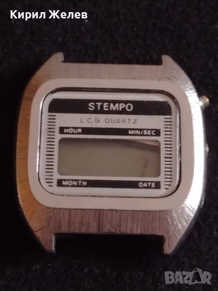 Рядък модел електронен часовник STEMPO MUNCHEN LCD QUARTZ перфектен за колекционери - 26859, снимка 1