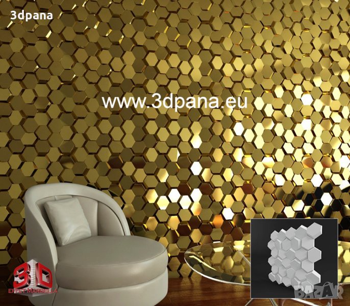 Декоративни 3D ПАНЕЛИ, декоративни стенни, облицовъчен камък, облицовки, 3D пана 0039, снимка 1