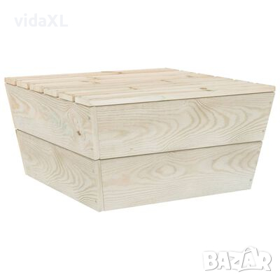 vidaXL Градинска маса, 60x60x30 см, импрегнирана смърчова дървесина(SKU:315632, снимка 1