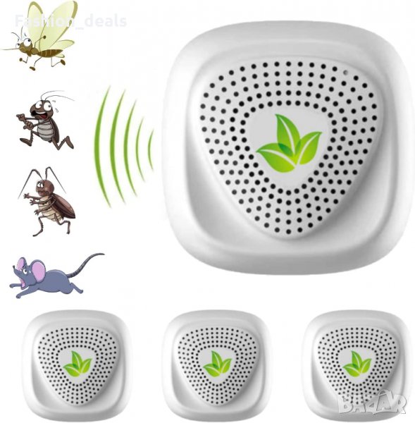 4 броя Ултразвуков уред отблъскващ вредители-комари, мишки, насекоми, снимка 1