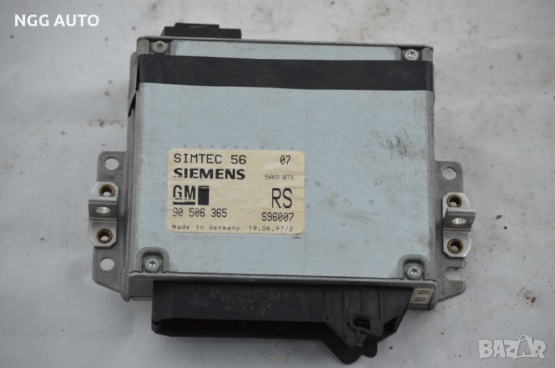 Компютър Двигател ECU GM 90 506 365 RS Siemens 5WK9-073 S96007, снимка 1