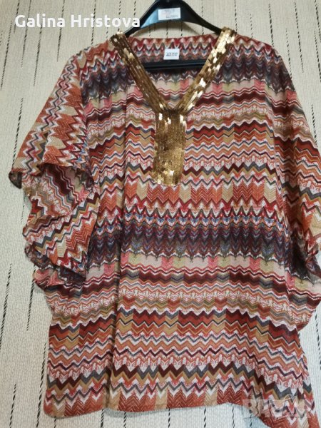 ЕФИРНА ОРИГИНАЛНА БЛУЗА ВЕРО МОДА РАЗМЕР ДО 2XL, снимка 1