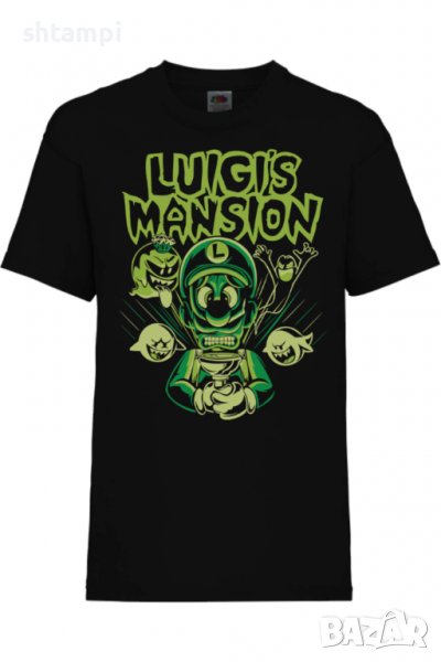 Детска тениска Nintendo Luigis Mansion,Игра,Гейм,Геймър,Подарък,Изненада,Повод,Празник,Събитие., снимка 1