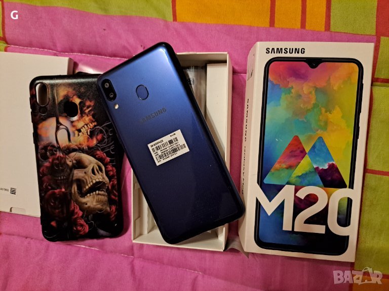 GSM, Samsung Galaxy M20 4/64GB, много добра батерия-5000mAh, 2 SIM, снимка 1