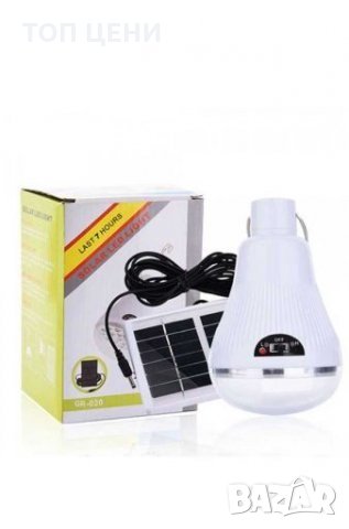 Соларна лампа с акумулатор и соларен панел Solar Led Light, снимка 1