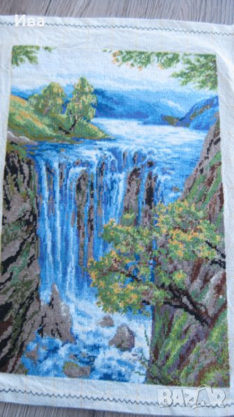 Гоблен "Големият пролетен водопад", снимка 1