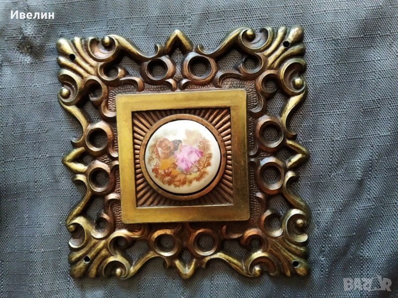 стара метална апликация , снимка 1