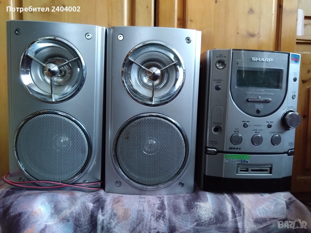 Аудио система(уредба) Sharp XL-UH4H, снимка 1