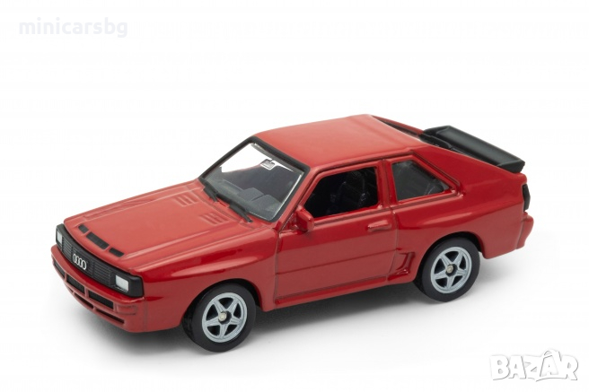 1:64 Метални колички: Audi Sport quattro - Welly, снимка 1