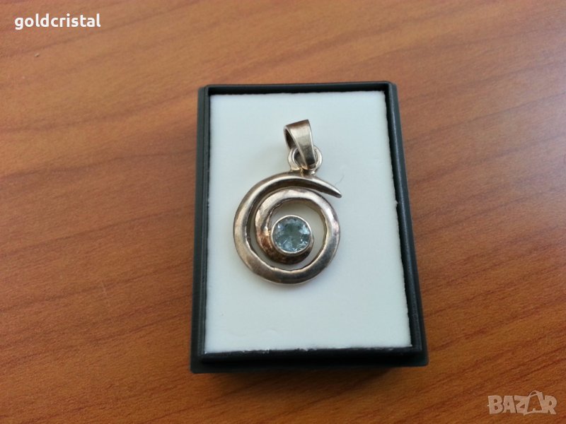 Сребърен медальон безкрайност, снимка 1