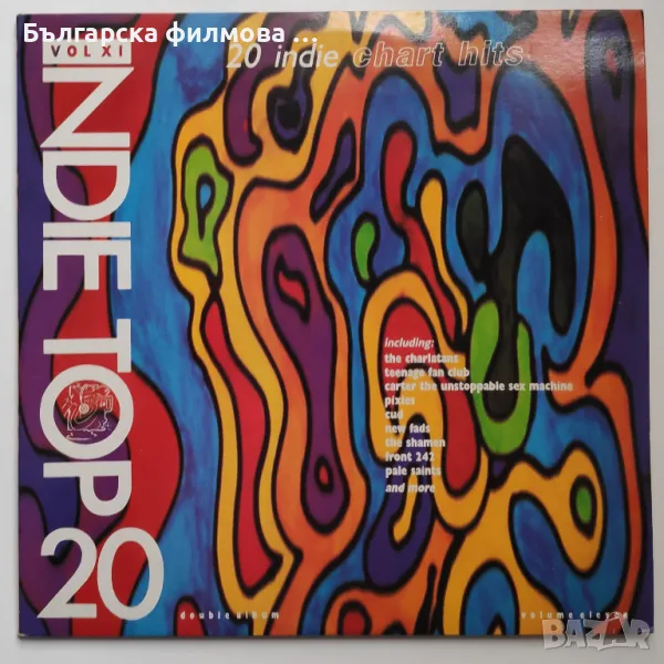 Indie Top 20 Volume XI - 2xLP - Pixies, The Charlatans и др - Alternative Rock Shoegaze Industrial , снимка 1